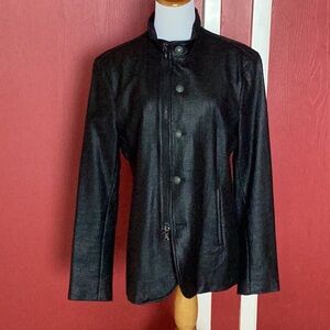 Black Button-Up Jacket